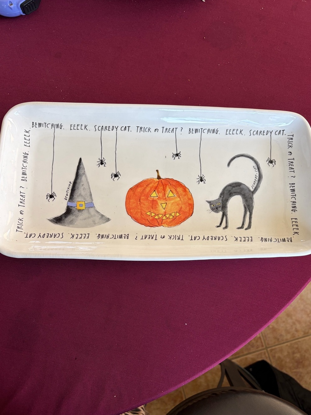 Rae Dunn Halloween Platter